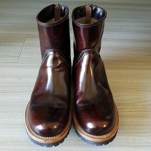 Brunello Cucinelli Ankle Boots Burgundy - Sz 37